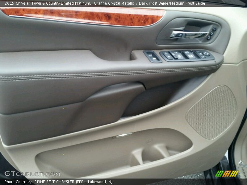 Granite Crystal Metallic / Dark Frost Beige/Medium Frost Beige 2015 Chrysler Town & Country Limited Platinum