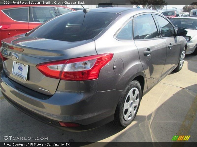 Sterling Gray / Charcoal Black 2014 Ford Focus S Sedan