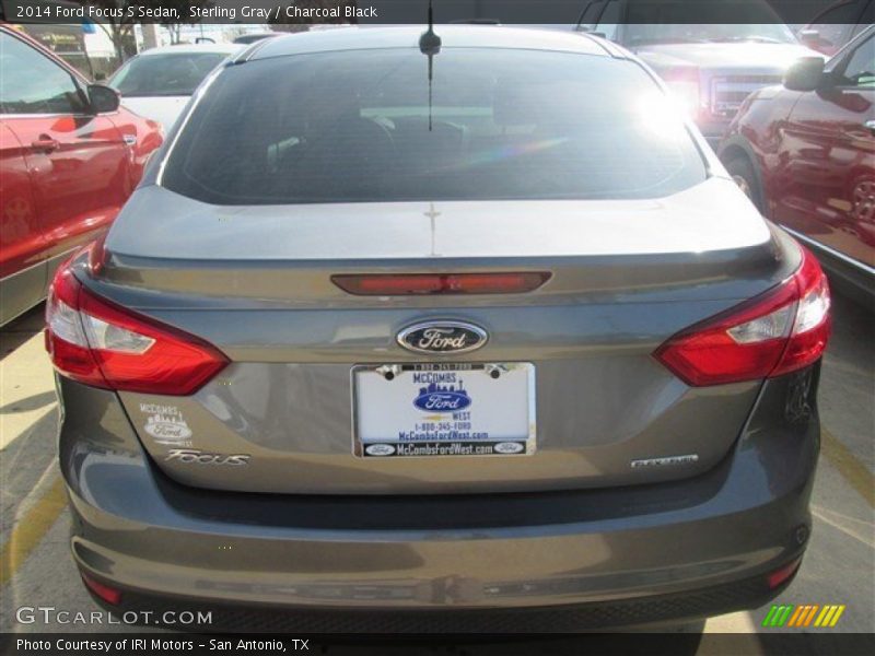 Sterling Gray / Charcoal Black 2014 Ford Focus S Sedan