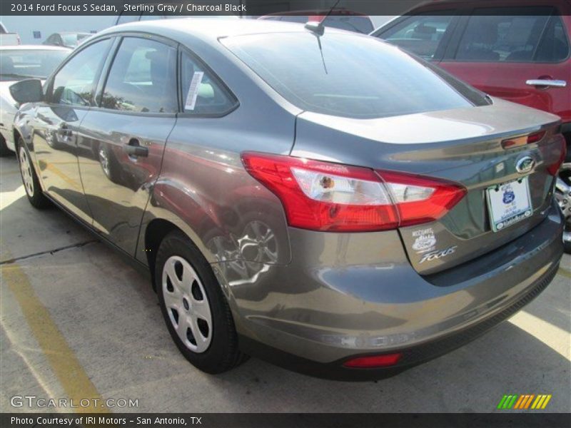 Sterling Gray / Charcoal Black 2014 Ford Focus S Sedan