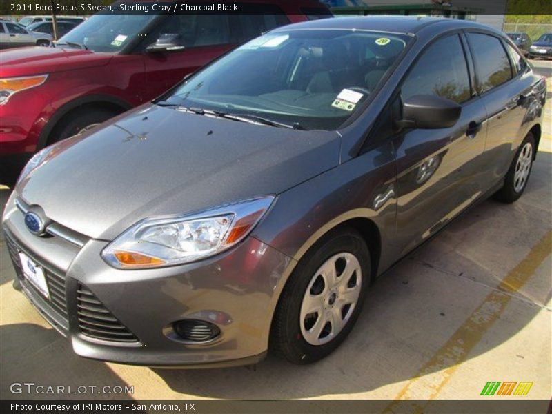 Sterling Gray / Charcoal Black 2014 Ford Focus S Sedan