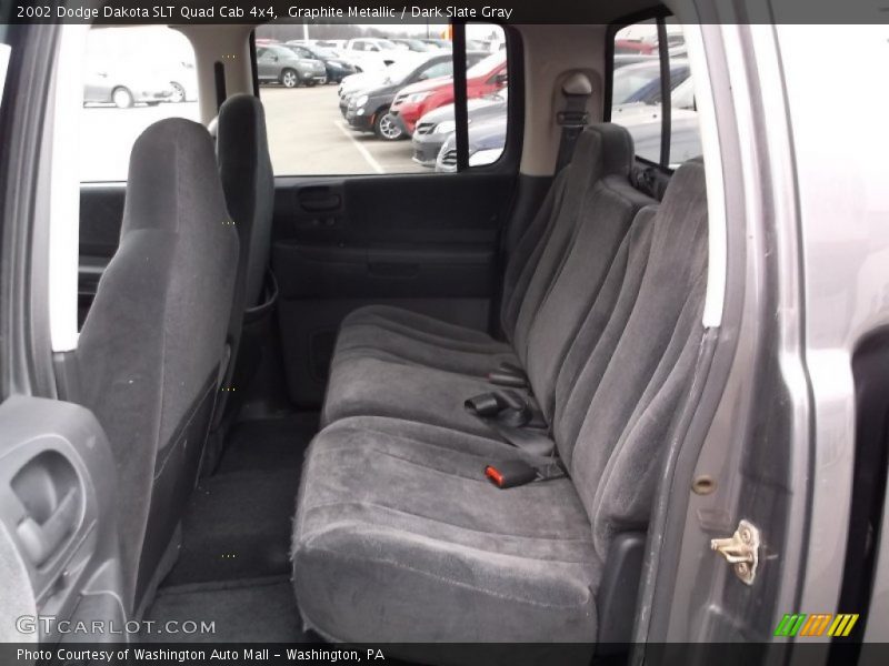 Graphite Metallic / Dark Slate Gray 2002 Dodge Dakota SLT Quad Cab 4x4