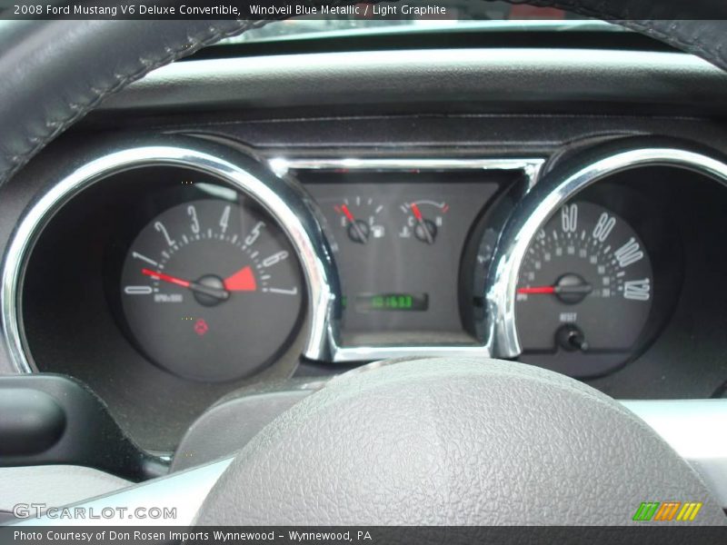Windveil Blue Metallic / Light Graphite 2008 Ford Mustang V6 Deluxe Convertible