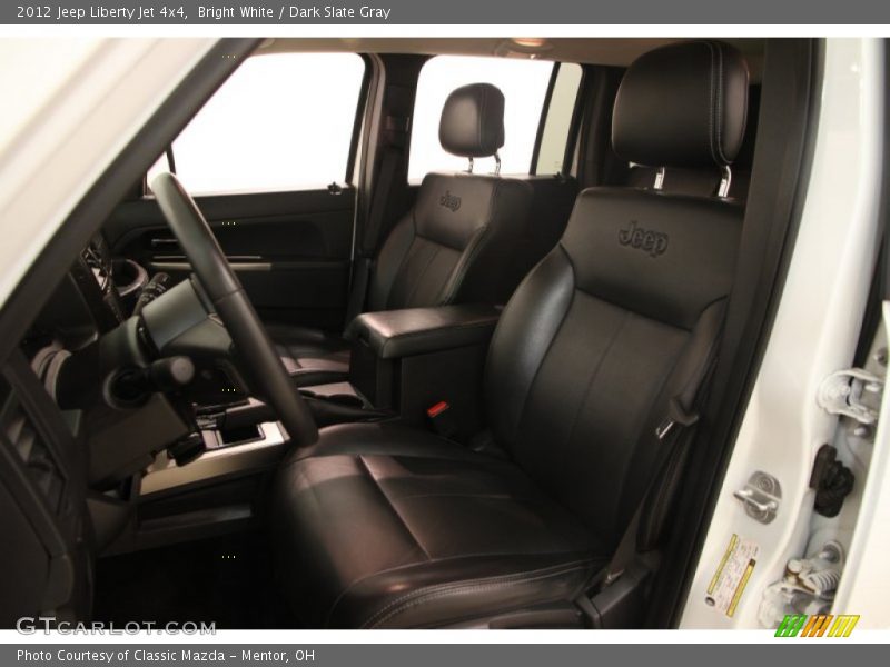 Bright White / Dark Slate Gray 2012 Jeep Liberty Jet 4x4