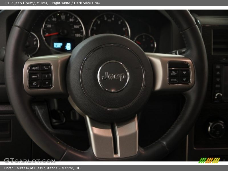 Bright White / Dark Slate Gray 2012 Jeep Liberty Jet 4x4