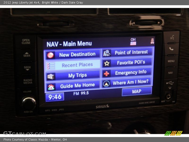 Bright White / Dark Slate Gray 2012 Jeep Liberty Jet 4x4