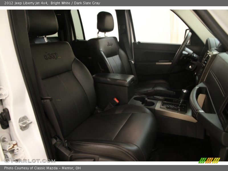 Bright White / Dark Slate Gray 2012 Jeep Liberty Jet 4x4