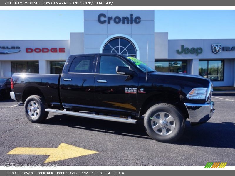 Black / Black/Diesel Gray 2015 Ram 2500 SLT Crew Cab 4x4