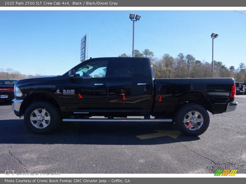 Black / Black/Diesel Gray 2015 Ram 2500 SLT Crew Cab 4x4