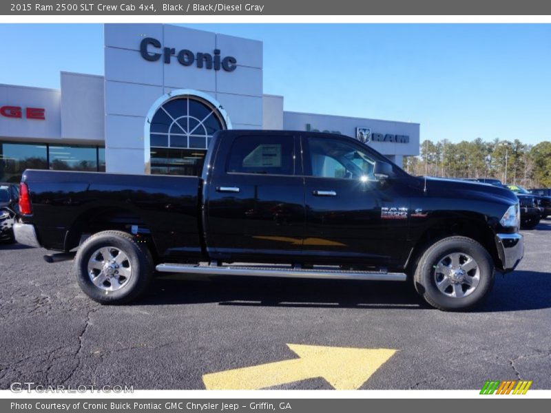 Black / Black/Diesel Gray 2015 Ram 2500 SLT Crew Cab 4x4