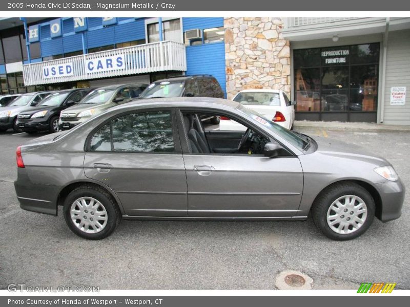 Magnesium Metallic / Gray 2005 Honda Civic LX Sedan