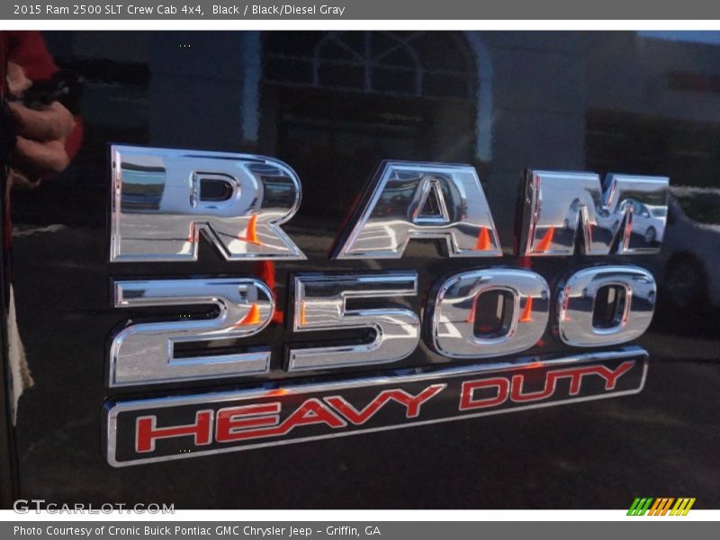 Black / Black/Diesel Gray 2015 Ram 2500 SLT Crew Cab 4x4