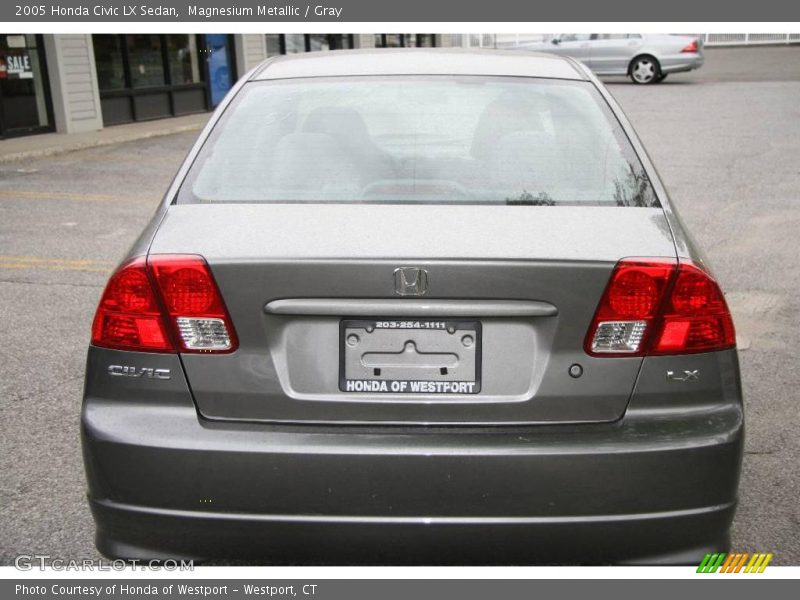 Magnesium Metallic / Gray 2005 Honda Civic LX Sedan