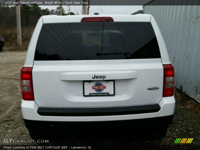Bright White / Dark Slate Gray 2015 Jeep Patriot Latitude
