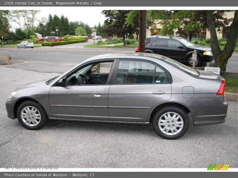 Magnesium Metallic / Gray 2005 Honda Civic LX Sedan