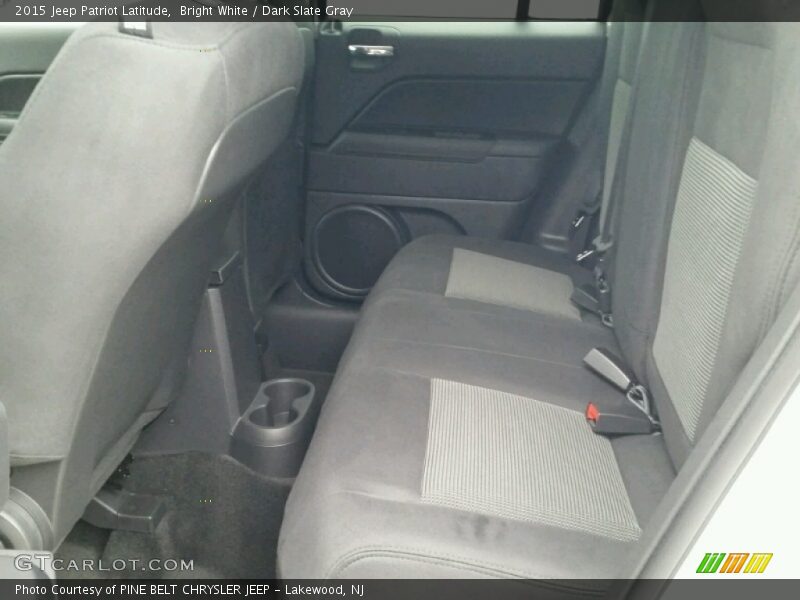 Bright White / Dark Slate Gray 2015 Jeep Patriot Latitude