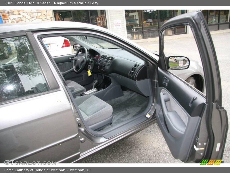 Magnesium Metallic / Gray 2005 Honda Civic LX Sedan