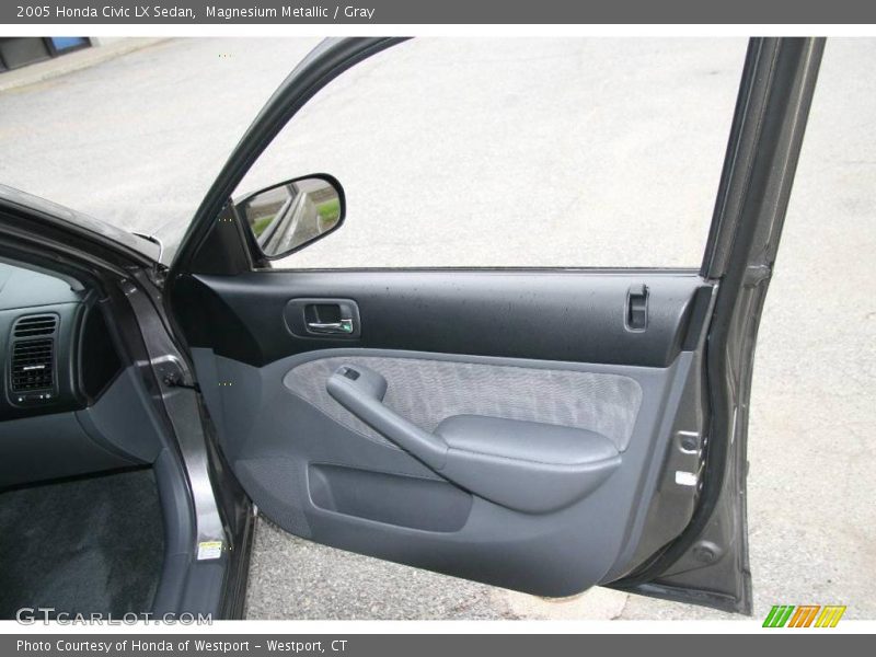 Magnesium Metallic / Gray 2005 Honda Civic LX Sedan