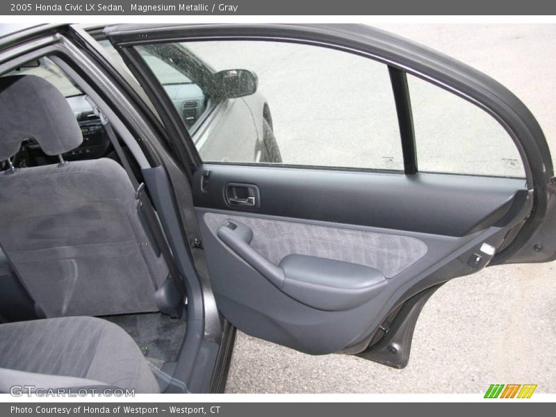 Magnesium Metallic / Gray 2005 Honda Civic LX Sedan