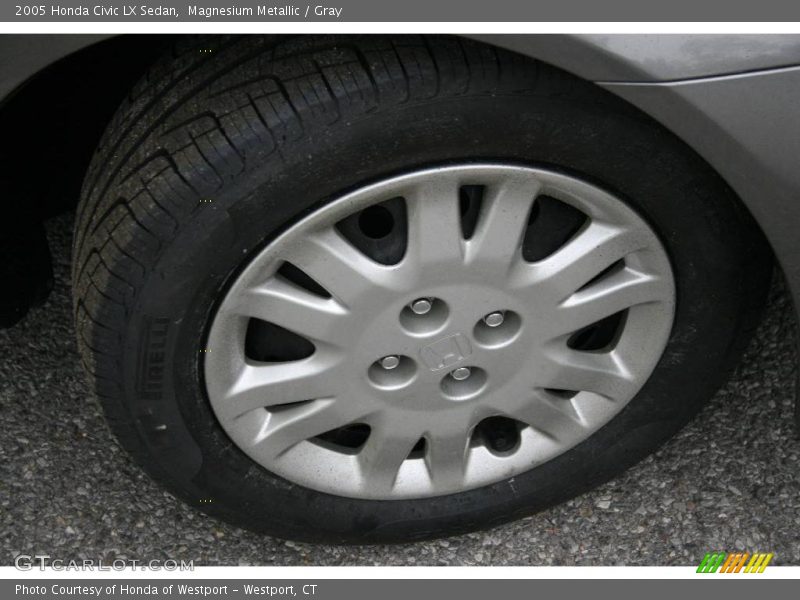 Magnesium Metallic / Gray 2005 Honda Civic LX Sedan