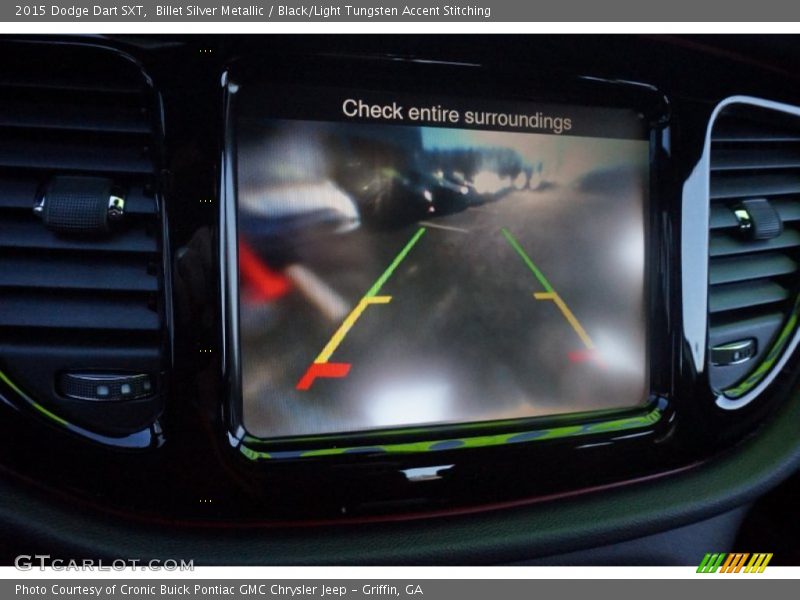 Billet Silver Metallic / Black/Light Tungsten Accent Stitching 2015 Dodge Dart SXT