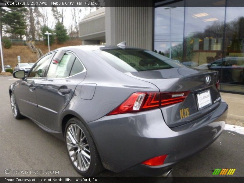 Nebula Gray Pearl / Black 2014 Lexus IS 250 AWD