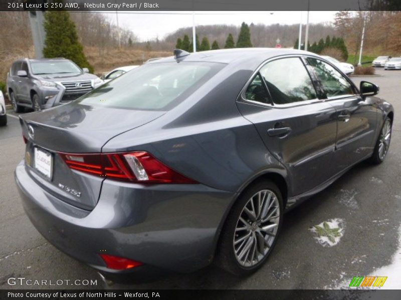 Nebula Gray Pearl / Black 2014 Lexus IS 250 AWD