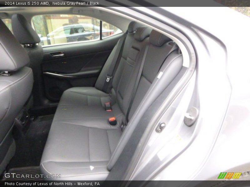 Nebula Gray Pearl / Black 2014 Lexus IS 250 AWD