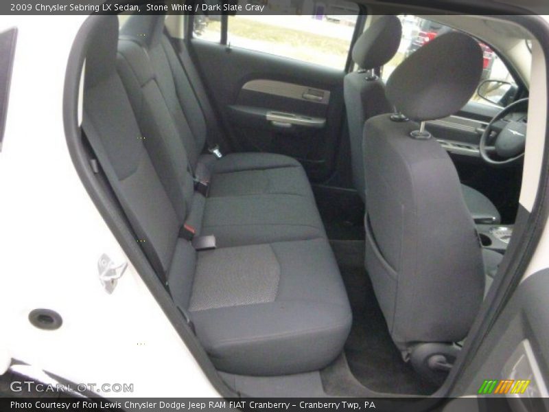 Rear Seat of 2009 Sebring LX Sedan
