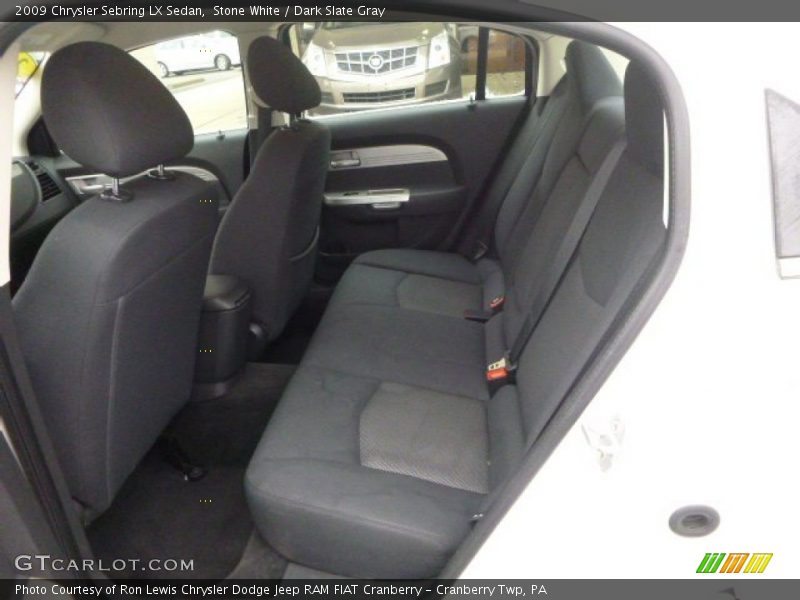 Stone White / Dark Slate Gray 2009 Chrysler Sebring LX Sedan