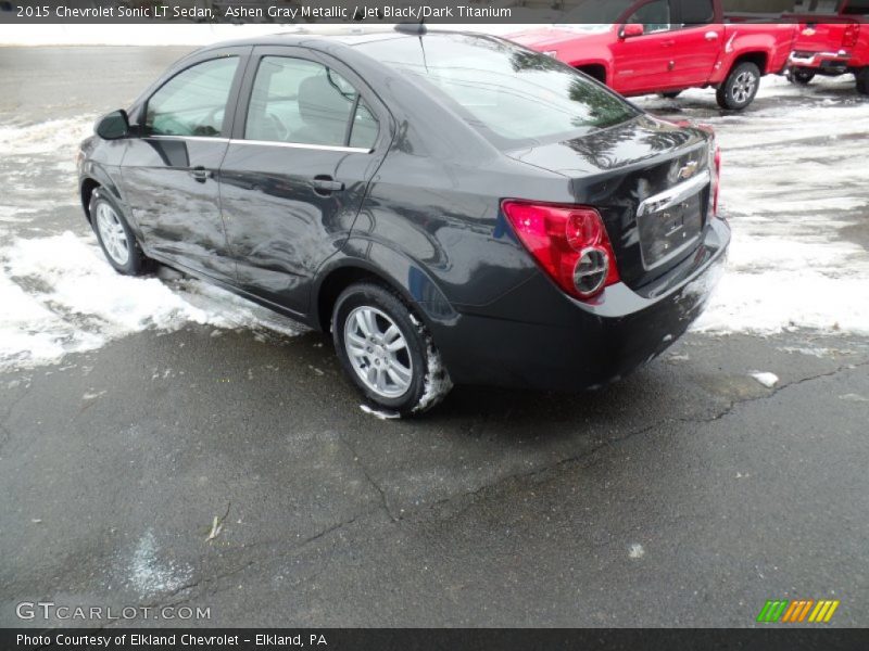 Ashen Gray Metallic / Jet Black/Dark Titanium 2015 Chevrolet Sonic LT Sedan