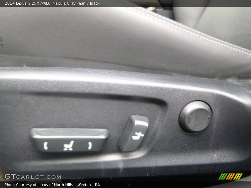 Nebula Gray Pearl / Black 2014 Lexus IS 250 AWD