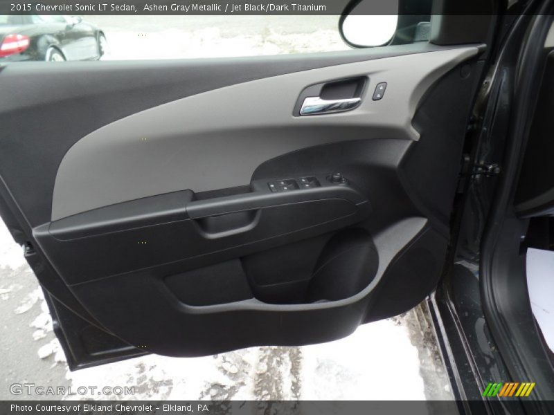 Ashen Gray Metallic / Jet Black/Dark Titanium 2015 Chevrolet Sonic LT Sedan