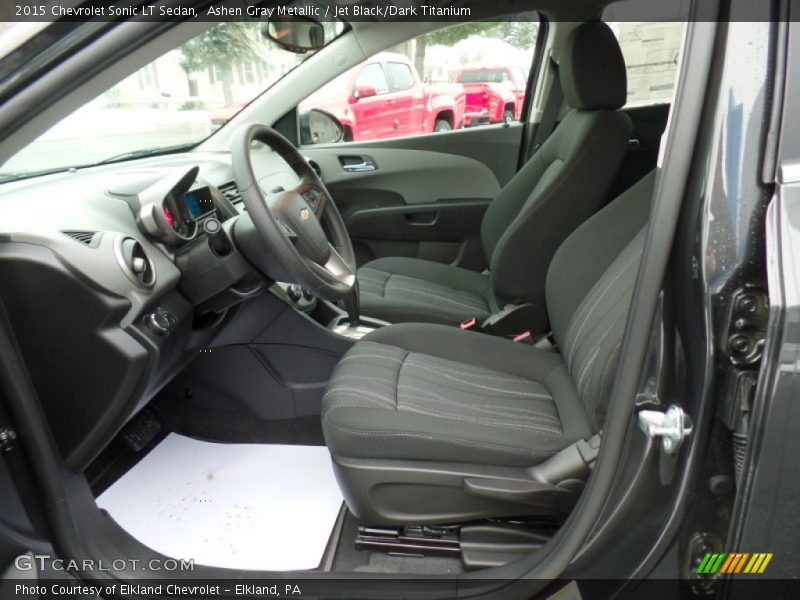 Ashen Gray Metallic / Jet Black/Dark Titanium 2015 Chevrolet Sonic LT Sedan