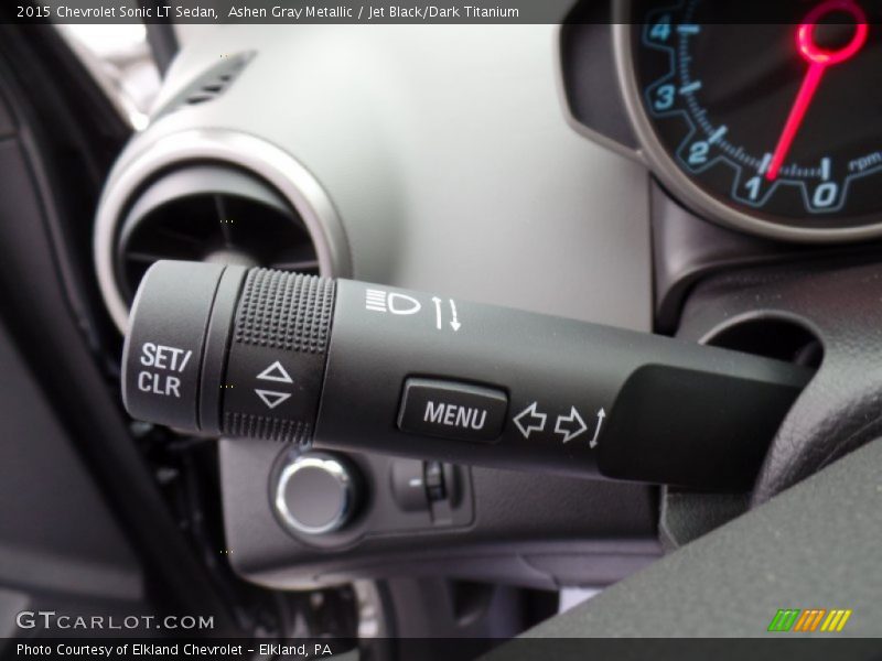Ashen Gray Metallic / Jet Black/Dark Titanium 2015 Chevrolet Sonic LT Sedan