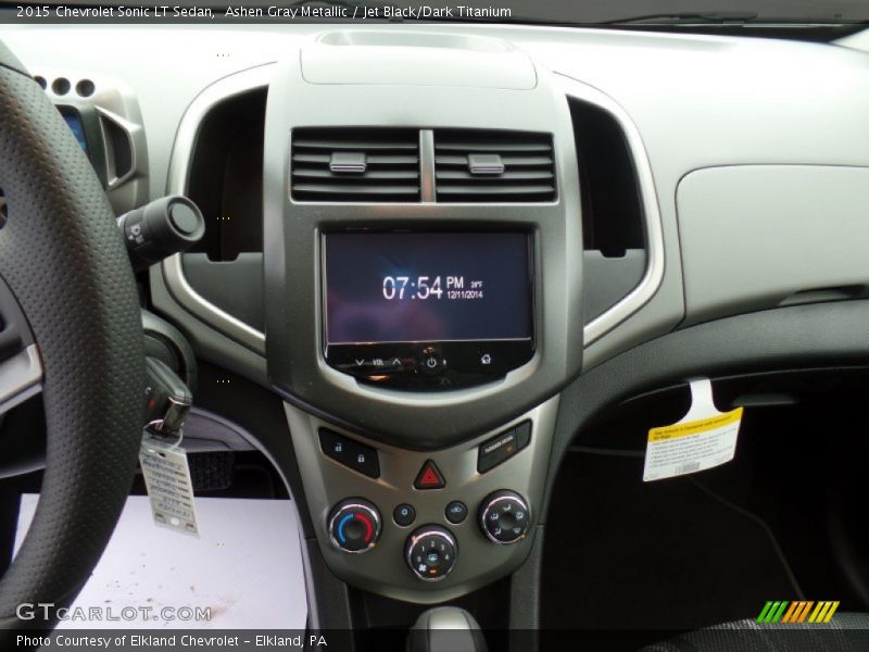 Ashen Gray Metallic / Jet Black/Dark Titanium 2015 Chevrolet Sonic LT Sedan