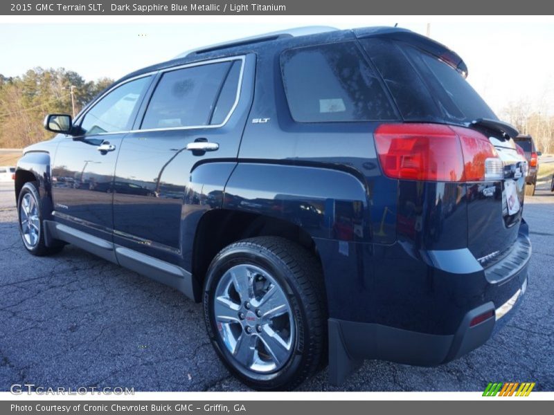 Dark Sapphire Blue Metallic / Light Titanium 2015 GMC Terrain SLT