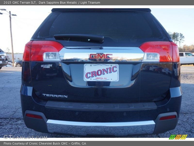 Dark Sapphire Blue Metallic / Light Titanium 2015 GMC Terrain SLT