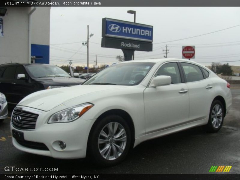 Moonlight White / Java 2011 Infiniti M 37x AWD Sedan