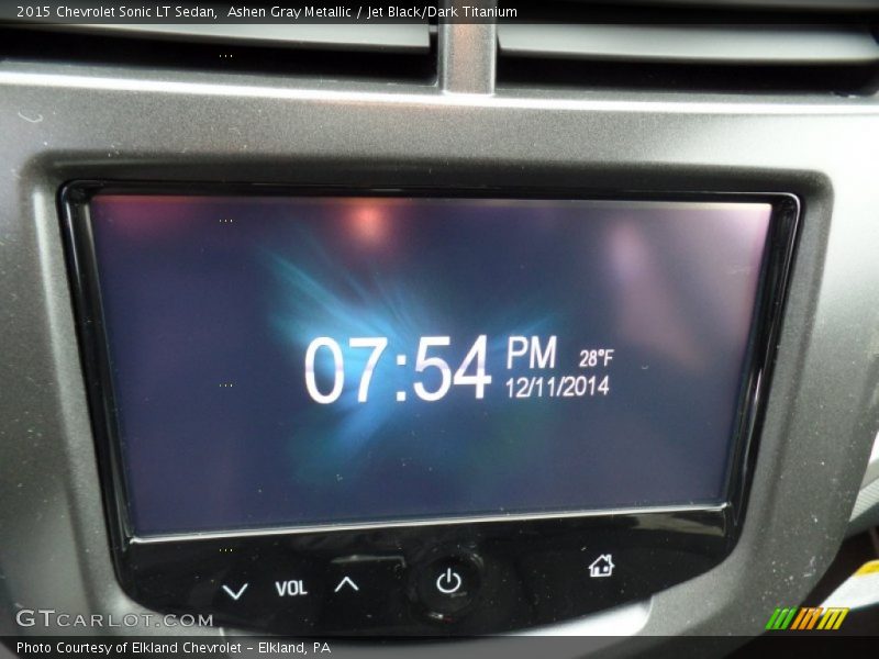 Ashen Gray Metallic / Jet Black/Dark Titanium 2015 Chevrolet Sonic LT Sedan