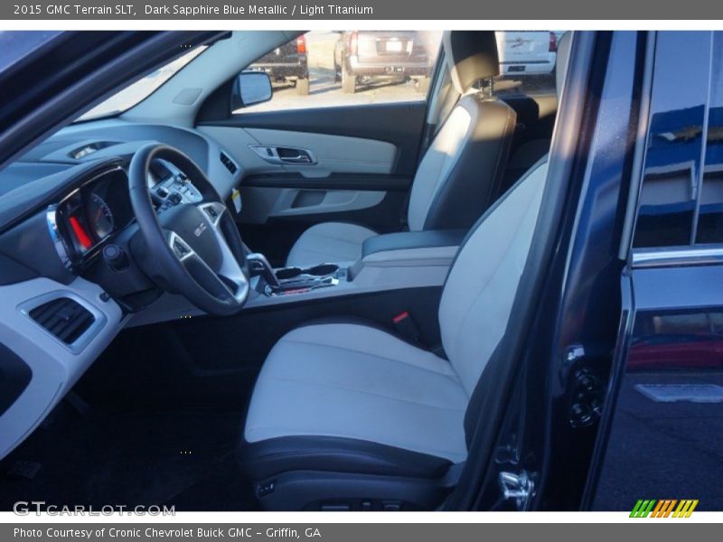Dark Sapphire Blue Metallic / Light Titanium 2015 GMC Terrain SLT