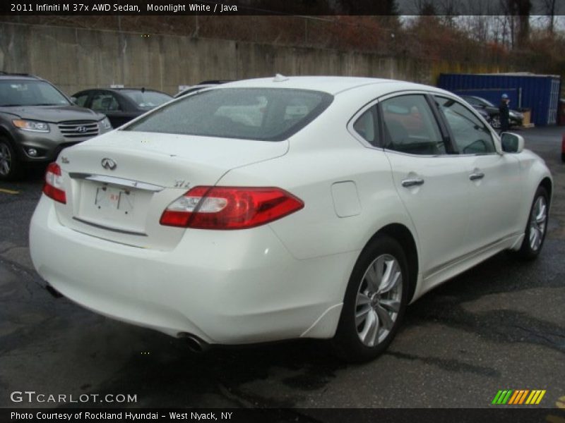 Moonlight White / Java 2011 Infiniti M 37x AWD Sedan