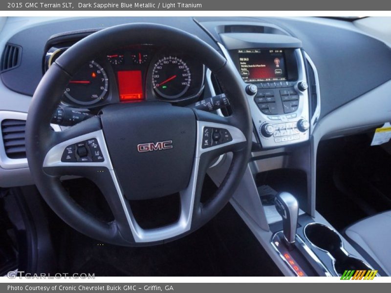 Dark Sapphire Blue Metallic / Light Titanium 2015 GMC Terrain SLT