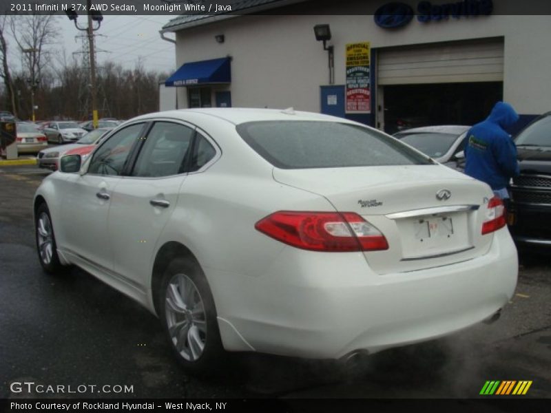 Moonlight White / Java 2011 Infiniti M 37x AWD Sedan