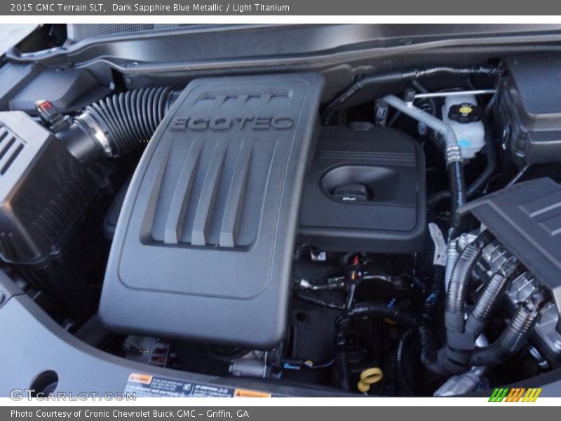 Dark Sapphire Blue Metallic / Light Titanium 2015 GMC Terrain SLT