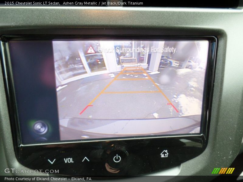 Ashen Gray Metallic / Jet Black/Dark Titanium 2015 Chevrolet Sonic LT Sedan