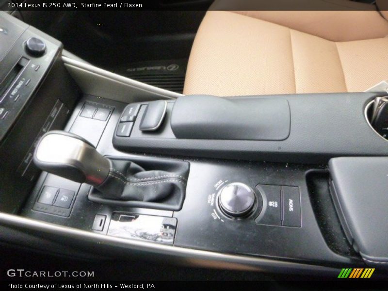 Starfire Pearl / Flaxen 2014 Lexus IS 250 AWD