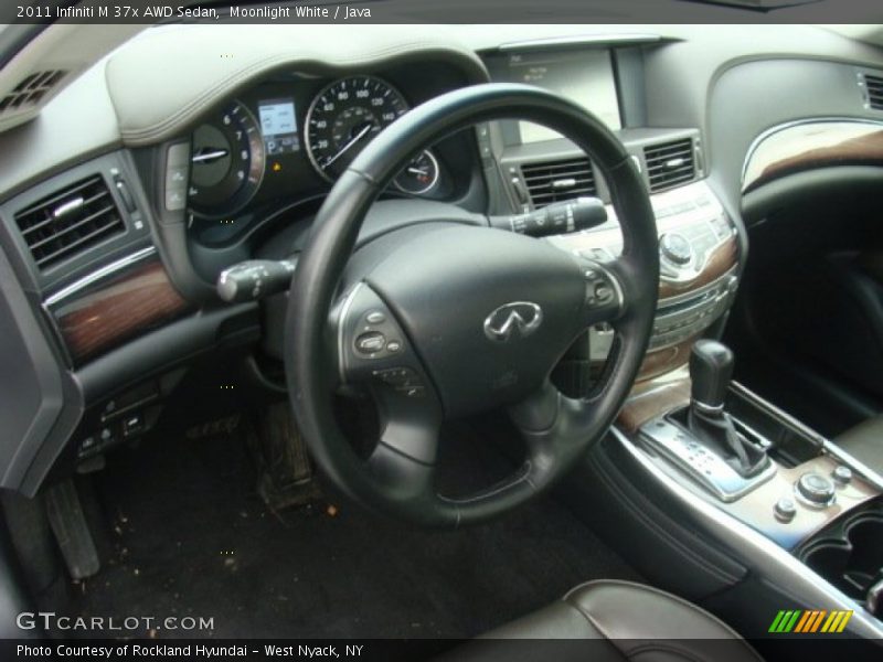 Moonlight White / Java 2011 Infiniti M 37x AWD Sedan