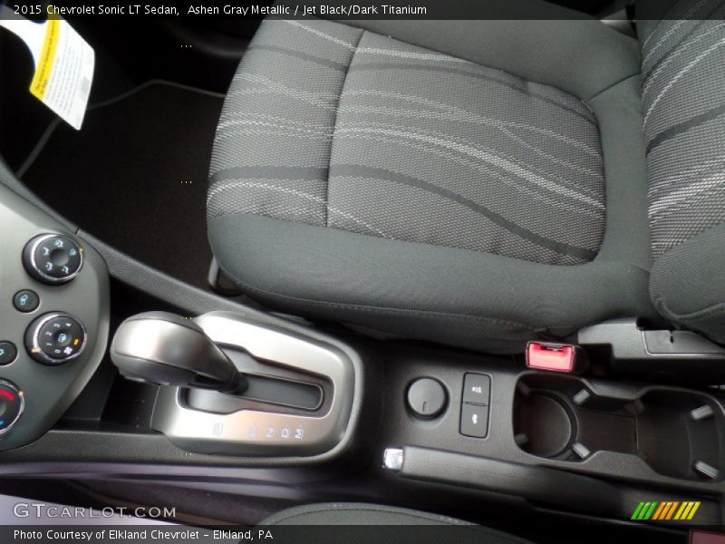 Ashen Gray Metallic / Jet Black/Dark Titanium 2015 Chevrolet Sonic LT Sedan