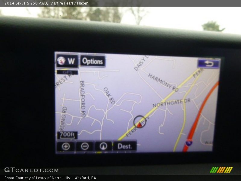 Starfire Pearl / Flaxen 2014 Lexus IS 250 AWD